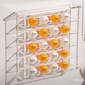 Acrylic Golf Ball Display - holds 20 balls